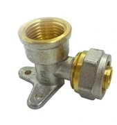 Kolanko PEX z uchwytem PEX 16 mm x 1/2`` gw. wewn. system skręcany