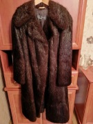 Futro i kapelusz z lat 80 Nutrii 