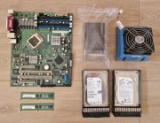 Części zestaw serwer HP ML310G4 +RAM +wentylator +2x dysk serwerowy Seagate