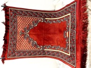 DYWANIK,MODLITEWNIK,gobelinek aksamit.108x67cm.BORDOWY.