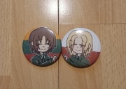 Hetalia przypinki anime manga lietpol matching polska Litwa aph