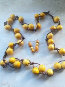 Zestaw korale naszyjnik kolczyki / hippie boho etno folk africa rękodzieło