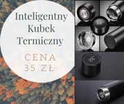 Kubek termiczny z wyświetlaczem LED