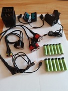 LAMPY ROWEROWE 4XCREE + ŁADOWARKI BDB