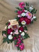 Kompozycja na cmentarz,wiosenny stroik