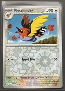 Karta pokemon Stellar Crown Reverse Holo 122/142 Fletchinder