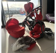 Wózek spacerówka gondola fotelik Stokke 3w1