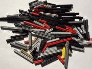 LEGO TECHNIC AXLE OŚKI 130 szt