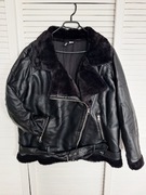 Ramoneska h&m bikier kurtka motocyklowa plus size 48 50 