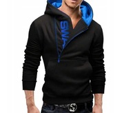 Męska BLUZA ciepła stójka zamek oryginalna M