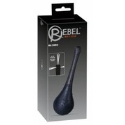 Czarna gruszka do irygacji, intymny prysznic