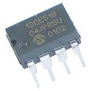 PIC12CE518/04P 8-Bit microcontroller 4MHz OTP Microchip Technology