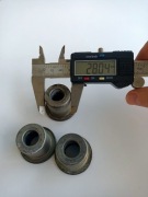 BMW E39 tulejka zwrotnicy wahacza przód (demontaż) M54 2.2 520i 2001