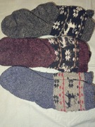 3szt skarpety wełniane alpaka 39-40