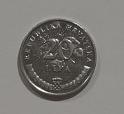Moneta Chorwacja. 20 lipa. 2009 r.