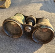 Mosiężna lornetka vintage