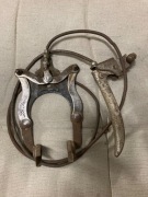 zabytkowy rower hamulec tył klamka szczęka pancerz