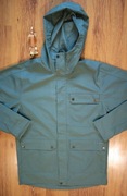 Kurtka Everest r. S zielona z kapturem poliester bawełna zapinana cienka 
