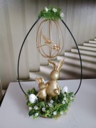 Stroik, dekoracja wielkanocna, ozdoba świąteczna, rękodzieło