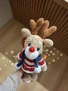 Miś piernik świąteczny ludzik szydełko handmade Mikołajki pierniczek