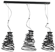 Lampa wisząca TWIST 3 EMIBIG czarna | 304/3 
