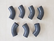 Stalowa wylewka, kolano Ruukki do rury spustowej 90 mm - 7szt.