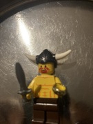 Lego x1533 hełm Viking Speckle Black Silver 1szt U