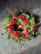 Wyjątkowy wianek zimowy świąteczny - Świąteczne wspomnienie 