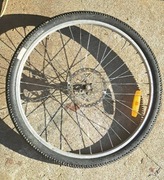 Proste koło rowerowe przednie 26 cali z oponą trc cross 26x1,95