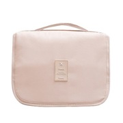 Beżowa damska kosmetyczka podróżna