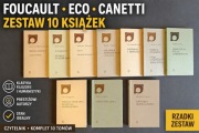 Foucault Eco Canetti Historia seksualności - 10 książek OKAZJA / BDB!