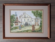 Klasztor karmelitów bosych w Czernej 1795 rok - rekonstrukcja