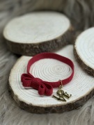 Bransoletka kokardka z zawieszką