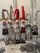 Skrzaty renifery choinka ozdoby świąteczne 