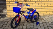 Rower 16 cali spider man niebieski lub czarny