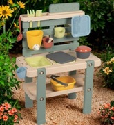 Smoby Life Kuchnia Błotna – Do Zabawy Wodą i Piaskiem dla Dzieci (2w1)