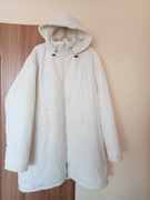 Długa kurtka Ocieplana z kapturem r. 50/52