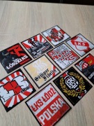 Vlepki piłka nożna ŁKS ŁÓDŹ, mix nowe !