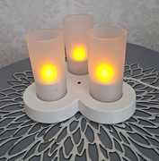 Świece LED Philips Imageo komplet 3 szt z ładowarką