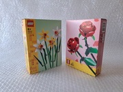 LEGO 40747 - Żonkile + LEGO 40460 - Róże - Kwiaty idealne na prezent