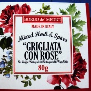 Grigliata con Rose BORGO de MEDICI Mieszanka przypraw do grillowania z różą