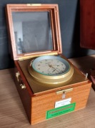 Chronometr okrętowy Glashutte uhrenwerk morski chronometer precyzyjny