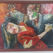 Obraz TAŃCZĄCA PARA, autor Mirosław Hajnos