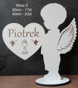 Aniołek 30cm , różne wzory Komunia dekoracja ołtarz imiona imię