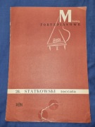 Roman Statkowski Toccata op. 33 PWM 1957 nuty fortepianowe