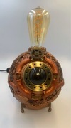 Lampa ceramiczna w stylu steampunk