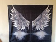 Dwa duże materiałowe plakaty na ścianę 