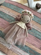 Lalka zrobiona na szydełku crochet doll