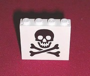 4215apr0016 Panel 1 x 4 x 3 - Jolly Roger 6286 lego pirates piraci
