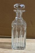 Szklana butelka buteleczka jak mała karafka ładna 